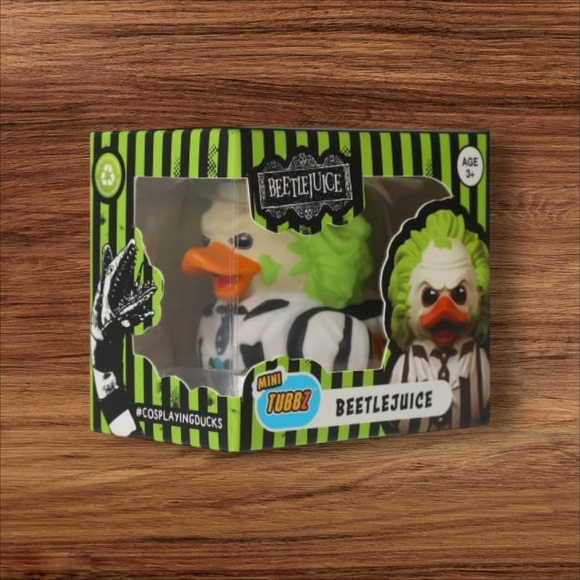 NIB Tubbz Mini Beetlejuice Rubber Duck - Picture 2 of 6